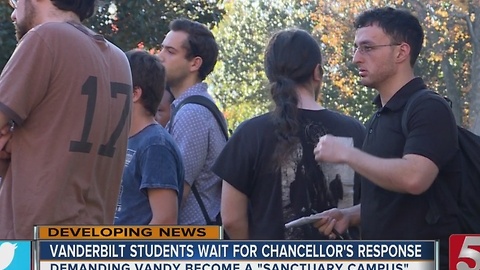 Students Discuss Future During Anti-Trump Event