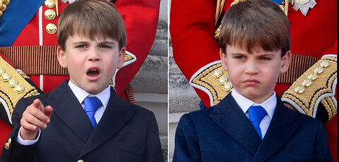 Prince Louis steals show from Princess Fake Kate,with hilarious balcony dance