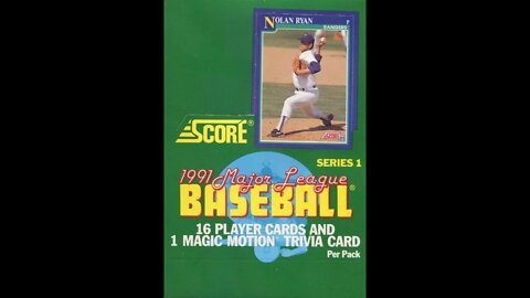 Score Baseball cards 1988, 1992