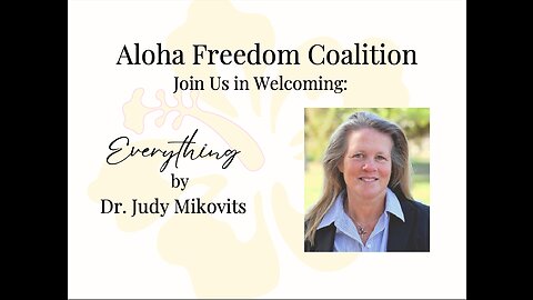 Dr. Judy Mikovits is Coming to Hawaii!