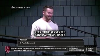 "Keep Your PERVERTED Fantasy To Yourself!" Man Tells Liberal School Board For Schools GROOMING Kids