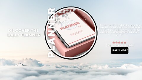 DISCOVER THE DAILY PLANNER