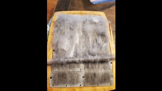 How to prep short angora fiber for spinning