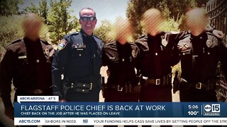 Flagstaff police chief returns to work