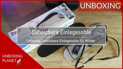 Beheizbare Einlegesohlen für kalte Jahreszeit - Unboxing Planet