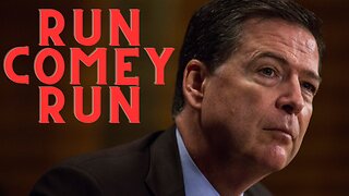Comey Runs Away from Reporters' Questions