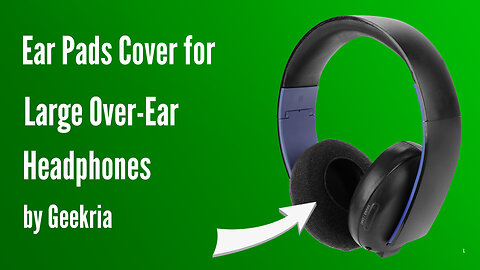 Ear Pads Cover for Large Over-Ear Headphones | Geekria