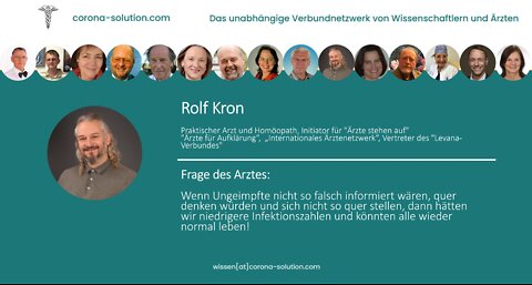 Interview Corona-Solution mit Rolf Kron