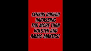 The Census Bureau is harassing FAR more than holster and ammo makers!