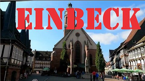 Walking in EINBECK, Germany.