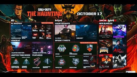 CALL OF DUTY THE HAUNTING EVENT. Streaming on Facebook also. See links for sites.