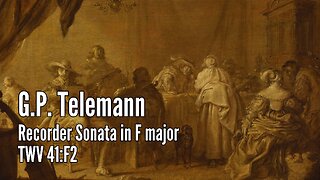 G.P. Telemann: Recorder sonata in F major [TWV 41:F2]