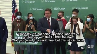 Hillsborough students, teachers speak out after viral moment with Governor DeSantis on masks