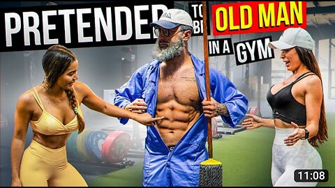 Elite Powerlifter Pretended to be an OLD MAN CLEANER | Anatoly GYM PRANK