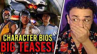 Mortal Kombat 1: New Character Bios TEASE Onaga? (Johnny Cage, Kitana, Scorpion, Raiden, and More!)