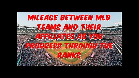 How Far Apart Are MLB Teams from Their Minor League Affiliates? Exploring the Distances