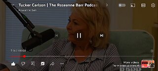Tucker Carlson on Roseanne Barr podcast part 2