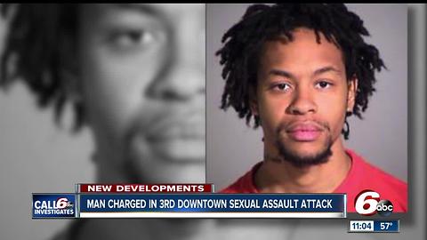 Suspect charged in third sexual assault near downtown Indianapolis