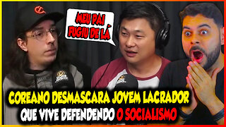 COREANO DESMASCARA JOVEM LACRADOR QUE VIVE DEFENDENDO O SOCIALISMO