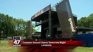 Common Ground Music Festival kicks off tonight in Lansing