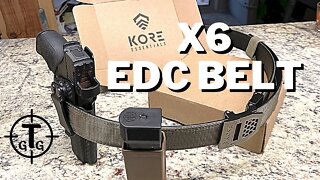 Kore Essentials X6 EDC BELT....NOT WHAT I EXPECTED???