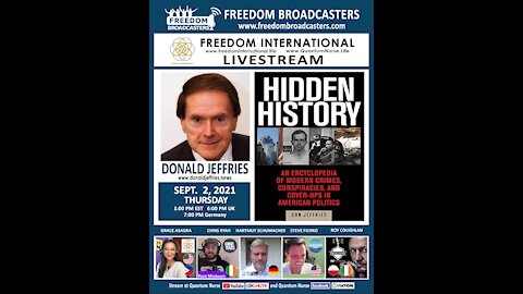 Donald Jeffries – “The Hidden History” @ QN Freedom International Livestream