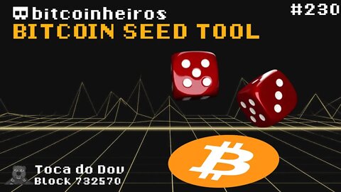 Seed Tool para gerar e verificar chave BIP39