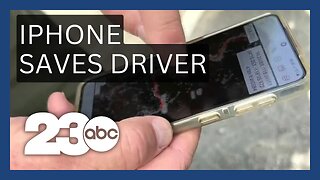 iPhone saves driver who crashed off 400-ft cliff