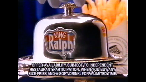 February 9, 1991 - 'King Ralph' Burger King Promotion