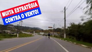 Hoje foi o dia do vento contra - Pedal Digital para Santa Isabel