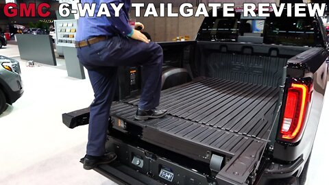 GMC Sierra 6 Way Tailgate Review at 2020 Chicago Auto Show