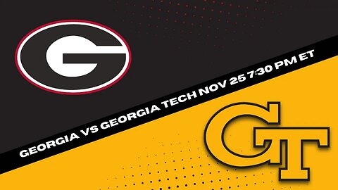 Georgia Bulldogs vs Georgia Tech Yellow Jackets Prediction & Picks - College Football Picks Week 13