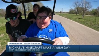 Michael's Minecraft Make-A-Wish Day