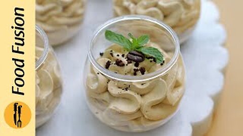 Coffee Mousse Cups Recipe by food Fusion