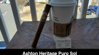 Ashton Heritage Puro Sol cigar review