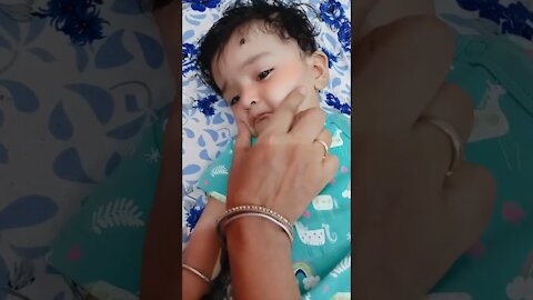 wait for the end 😂 Cute chubby baby - Funny video