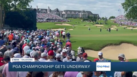 PGA Championship's first round tees off in Tulsa
