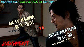 Shun Akiyama (Feat. Kiryu) Vs Legend Goro Majima - Judgment PC MOD | True 4K UHD