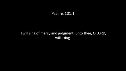 Psalms Chapter 101