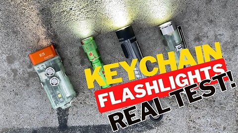 Keychain flashlights