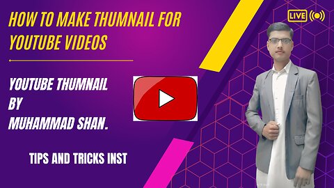 How To make thumbnails for youtube videos || Youtube Thumbnails.
