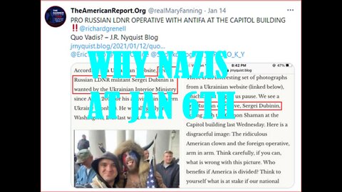 WHY WERE UKRAINIAN NAZIS IN THE CAPITOL JAN. 6TH?