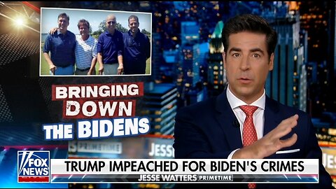 Watters: The Biden Crime Family Was Getting Rich Off You