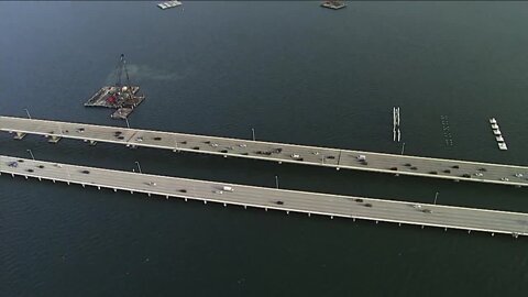 Southbound lanes of Howard Frankland Bridge reopen