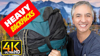 How to Hoist a Heavy Backpack 50+ pounds (23kg) or More (4k UHD)