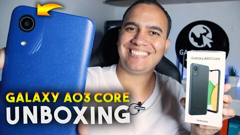 Galaxy A03 Core - O BASICÃO da SAMSUNG, VALE A PENA? Unboxing e Teste de Câmeras