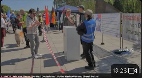 MLPD und staatenlos.info am Tag des Sieges Berlin 9. Mai 2024! Danke videohai02