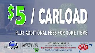 Recycle your electronics at the Denver7 Electronics Recycling Drive