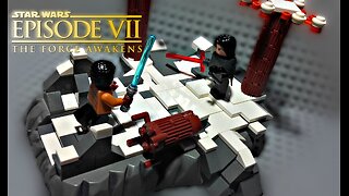 LEGO Star Wars The Force Awakens - Kylo Ren VS Finn & Rey MOC (2016)