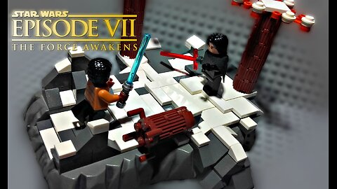 LEGO Star Wars The Force Awakens - Kylo Ren VS Finn & Rey - MOC Review (2016)